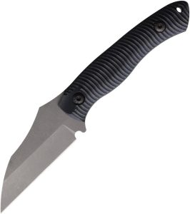 Wachtman Kliff Fixed Blade - Black Micarta AEB-L Wharncliffe