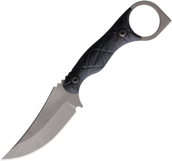 Wachtman Raptor Fixed Blade - Black Micarta AEB-L Tactical