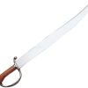 Windlass D-Guard Bowie Fixed Blade Knife 17" Satin Carbon Steel