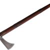 Windlass Pipe Tomahawk 24" Stainless Axe Head Brown Wood Handle