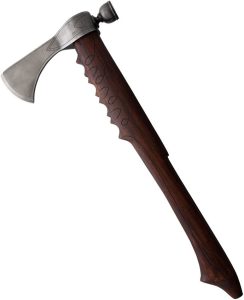 Windlass Peacepipe Tomahawk 8" Stainless Axe Head Brown Wood Handle