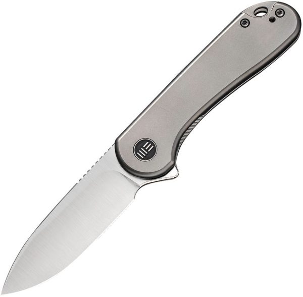 We Knife Elementum Framelock CPM-20CV Titanium Folding Knife