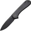 We Knife Co Ltd Elementum Framelock Black 3" CPM-20CV Folding Knife