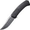 WE21015DS1 We Knife Co Ltd Shuddan Framelock Folding Knife 3.5" Damasteel Black