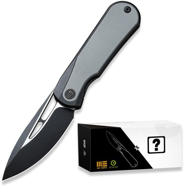 We Knife Co Baloo Mystery Box Folding Knife CPM-20CV Titanium