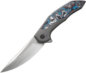 We Knife Merata Framelock CPM-20CV Titanium Folding Knife
