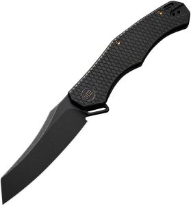 We Knife Co RekkeR Framelock Black CPM-20CV Folding Knife