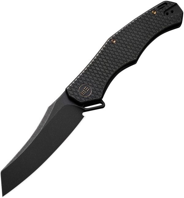 We Knife Co RekkeR Framelock Black CPM-20CV Folding Knife