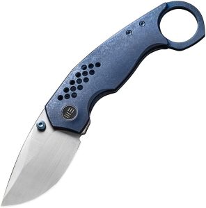 We Knife Co Ltd Envisage Framelock Blue Titanium
