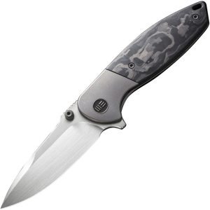 WE220151 We Knife Co Nitro Mini Framelock CPM-20CV Carbon Fiber Folding Knife