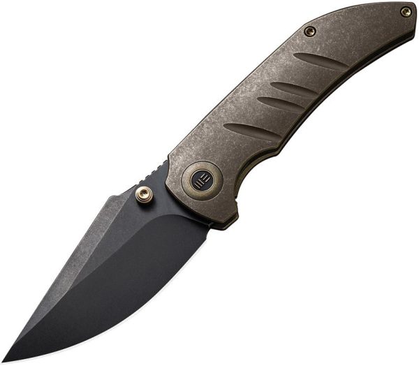 We Knife Co Riff-Raff Framelock Folding Knife CPM-20CV Bronze
