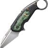 We Knife Co Ltd Yardbird Button Lock Folding Knife 2.38" CPM-20CV Black