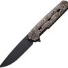 We Knife Co Ltd Navo Linerlock Folding Knife 3.25" CPM-20CV Copper Foil