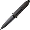 We Knife Co Ltd Diatomic Framelock Folding Knife CPM-20CV 3.75in Black Stonewash