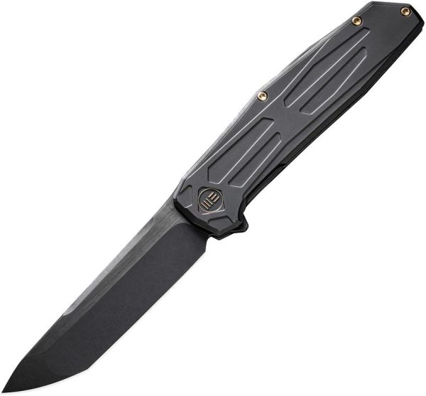 We Knife Co Shadowfire Framelock CPM-20CV Black Folding Knife
