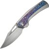 We Knife Co Ltd Nefaris Framelock Flame 3.5" CPM-20CV Folding Knife