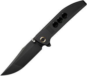 We Knife Co Ezinta Framelock Black M390 Folding Knife