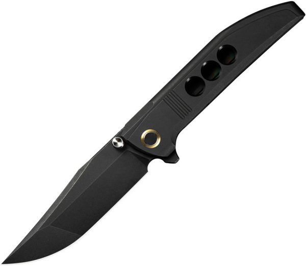 WE220411 We Knife Co Ezinta Framelock Black M390 Folding Knife