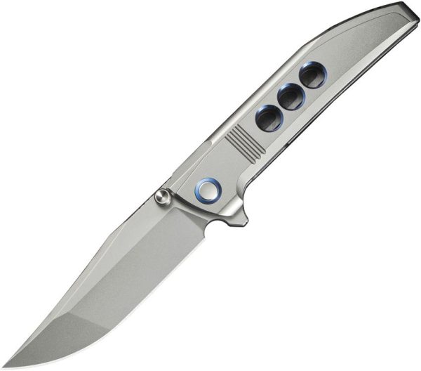 WE220412 We Knife Co Ezinta Framelock M390 Titanium Folding Knife