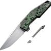 We Knife Co OAO Framelock Folding Knife CPM-20CV 3.5" Blade