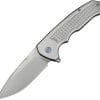 We Knife Co Ltd Starlash Flip Press Lock Gray Folding Knife
