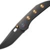 We Knife Co Ltd Attor Framelock 3.5in CPM-20CV Black Titanium