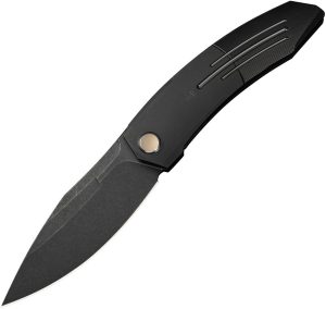 We Knife Co Sine Wave M390 Black Titanium Folding Knife