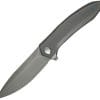 We Knife Co Ltd Acuminal Framelock 4" Vanax Gray Titanium Folding Knife