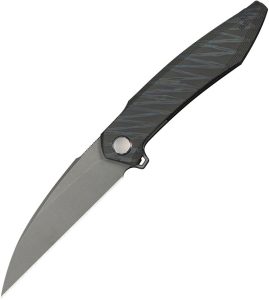 We Knife Co Fluxor M390 Titanium Folding Knife Wharncliffe