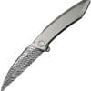 We Knife Co Ltd Fluxor Nested Linerlock Damasteel Folding Knife