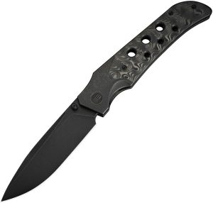 We Knife Co Guthrie Bolster Lock Folding Knife CPM-20CV Black