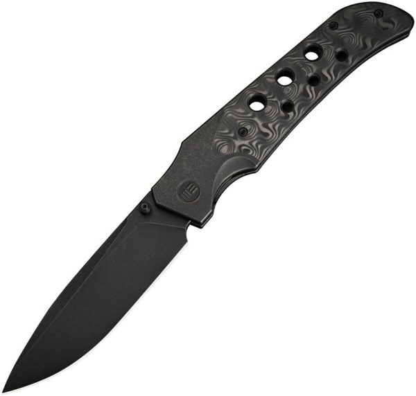 WE23072B1 We Knife Co Guthrie Bolster Lock Folding Knife CPM-20CV Black