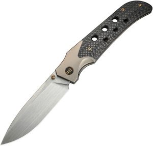 We Knife Co Guthrie Bolster Lock Champagne CF