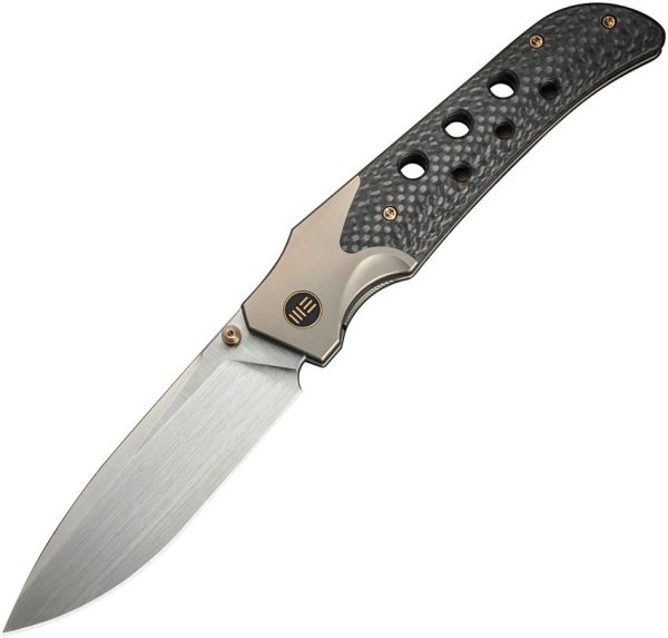 We Knife Co Guthrie Bolster Lock Champagne CF