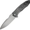 WE230912 We Knife Co Ltd Archeozoic 4" M390 Gray Titanium Folding Knife