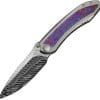 WE23092DS1 We Knife Co Ltd Winsome Nested Framelock Folding Knife Damascus 3.75in