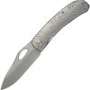 We Knife Co Ltd Inmate Framelock Folding Knife 3.75" CPM-20CV Gray Titanium