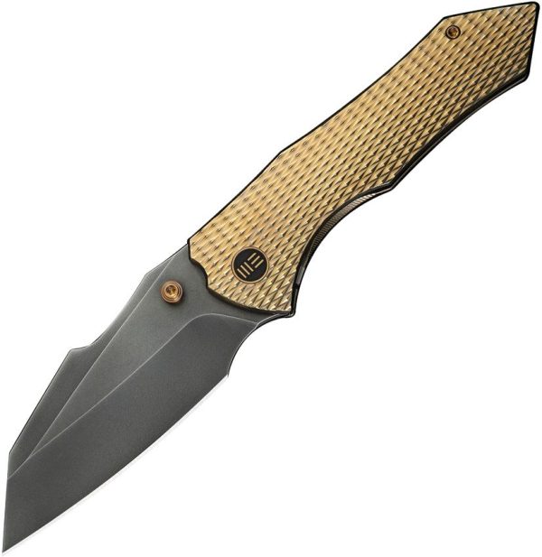 We Knife Co High-Fin XL Framelock CPM-20CV Gold