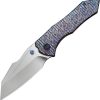 We Knife Co Ltd High-Fin XL Framelock Flame Red Folding Knife
