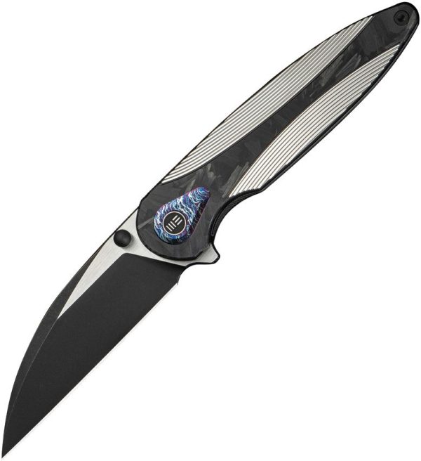 We Knife Co Zenthra Nested Framelock M390 Titanium Folding Knife