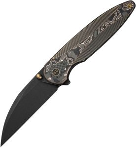 WE24021C3 We Knife Co Zenthra Folding Knife M390 Wharncliffe Bronze Titanium