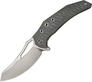 We Knife Co Epaulette Framelock Tiger Folding Knife M390