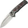 We Knife Co Ltd Sylox Button Lock Folding Knife Gray 3.88in M390