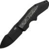 We Knife Co Ltd Coral Framelock 3" CPM-20CV Black Titanium Folding Knife