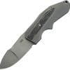We Knife Co Ltd Coral Framelock Folding Knife 3" CPM-20CV Gray Titanium