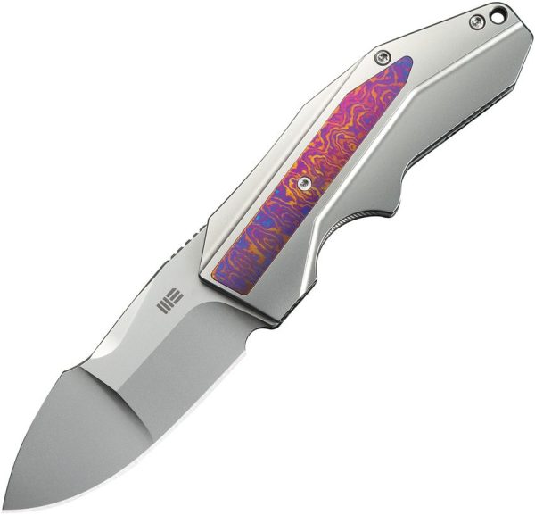 WE240444 We Knife Co Coral Framelock CPM-20CV Titanium Folding Knife