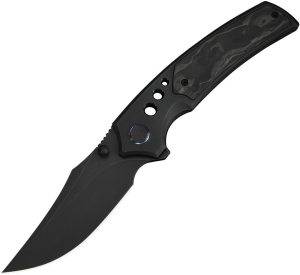We Knife Co Skynix Bolster Lock M390 Marble Carbon Fiber Folding Knife