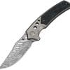 We Knife Co Ltd Skynix Bolster Lock Folding Knife Gray Titanium Blue CF
