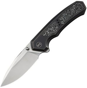 We Knife Co Corwyn Framelock M390 Folding Knife Black Titanium