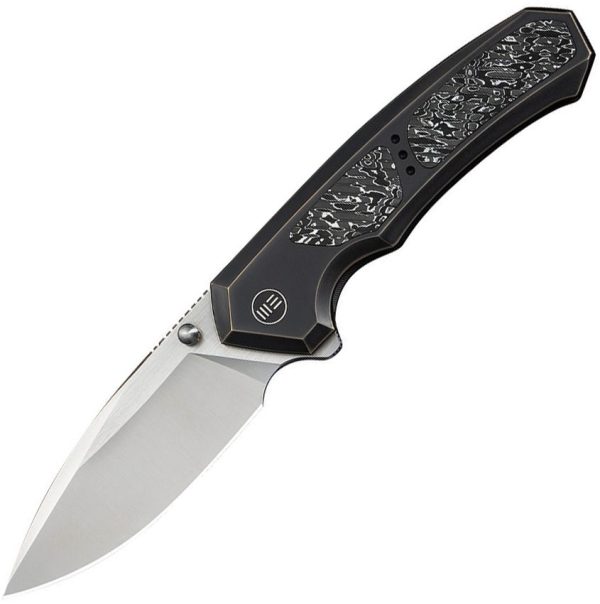 We Knife Co Corwyn Framelock M390 Folding Knife Black Titanium